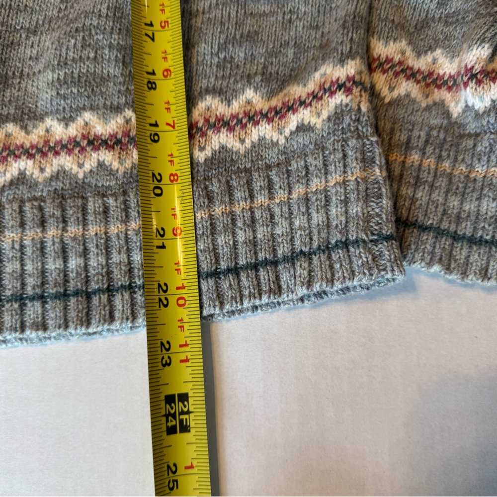 Tiara Multicolor Patterned Long Sleeve Full Zip S… - image 4